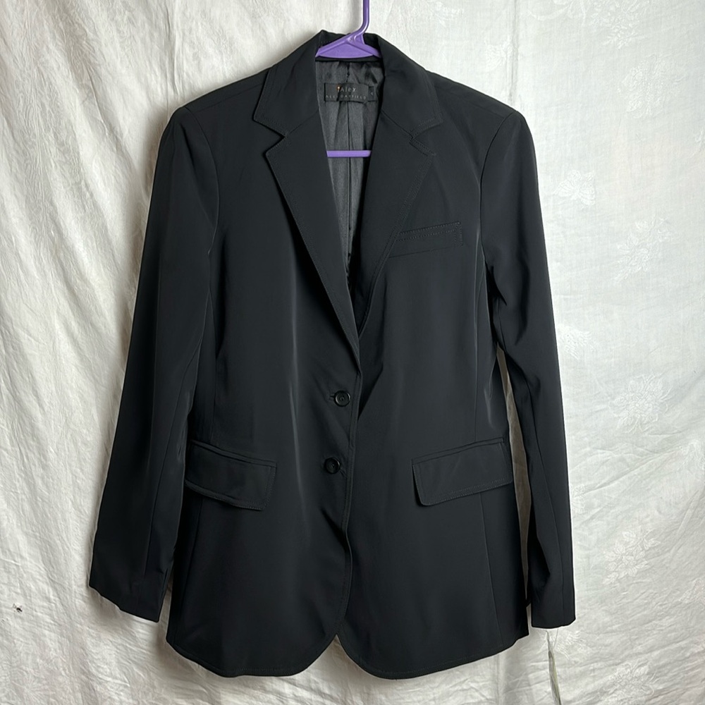 NWT iAlex Alex Garfield Blazer in Jet Sz 4